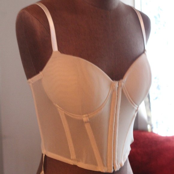 Corset Top Tan Size M - Picture 3 of 4